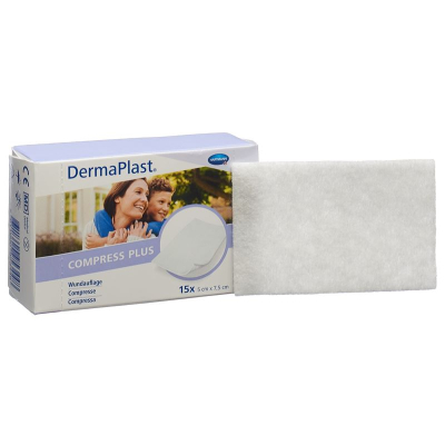 DERMAPLAST קומפרס פלוס 5x7.5 ס"מ