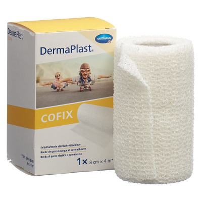 Dermaplast cofix 8cmx4m weiss