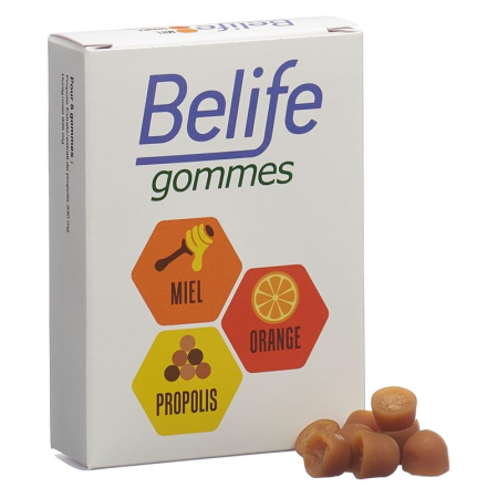 Belife gommes Propolis Honig-Orange Ds 45 գ