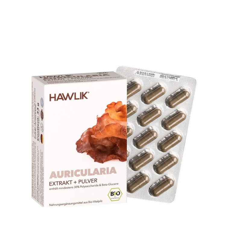 Hawlik Auricularia extract powder + Kaps 60 pcs