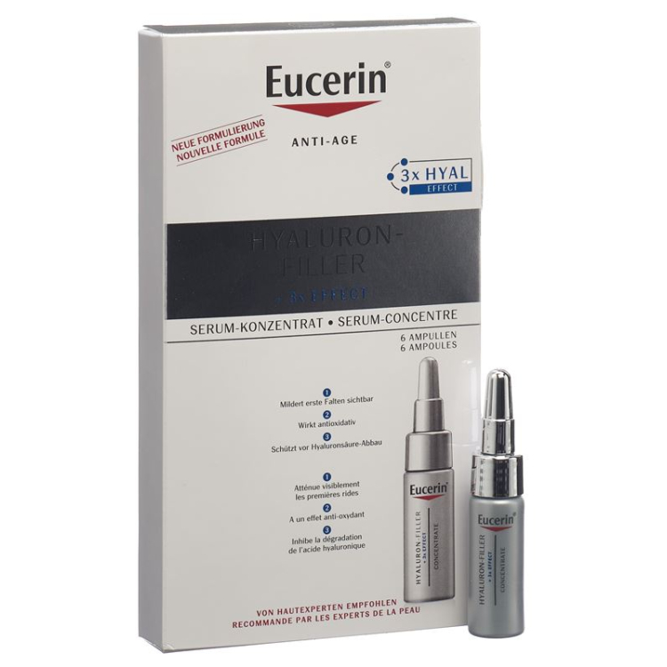 Eucerin HYALURON-FILLER Sérum Konzentrat 6 Amp 5 ml