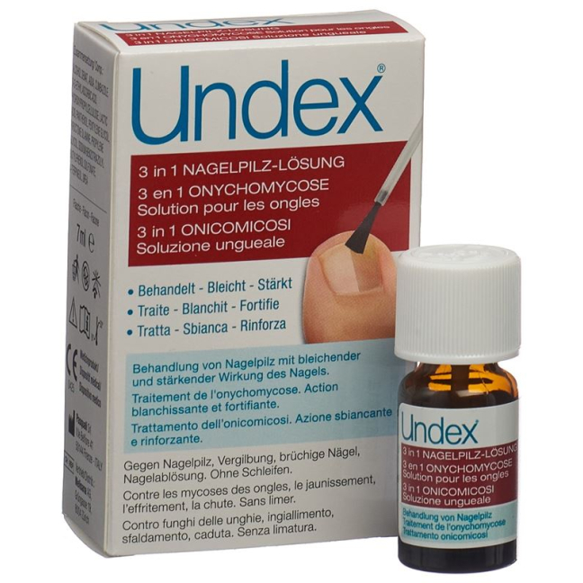 UNDEX 3-ը 1-ում Nagelpilz-Lösung
