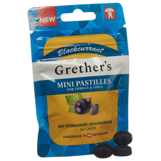 Grethers Pastilles Black Currant Bag 110 g