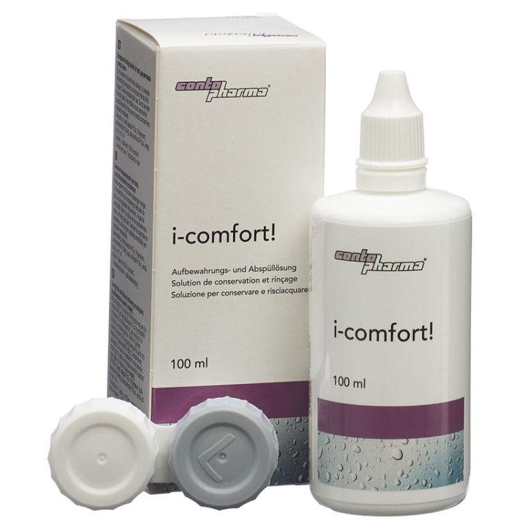 Soluzione di conservazione e risciacquo Contopharma i-comfort! 100 ml