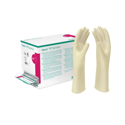 Vasco OP Sensitive Handschuhe Gr7.5 steril Latex 40 Paar