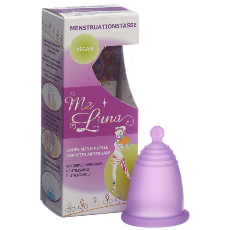 Me Luna menstrual cup Classic M Ball Purple