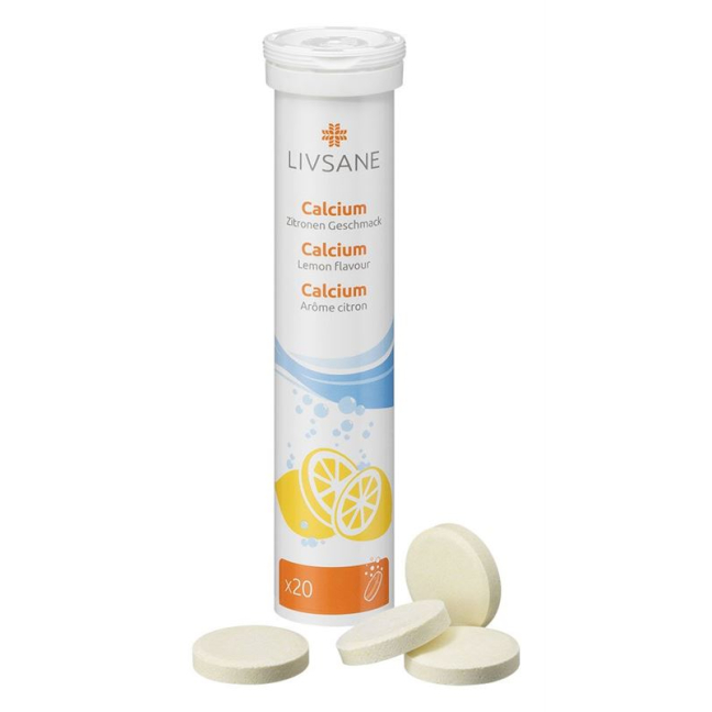 Livsane Calcium Lemon Flavor 20 pcs