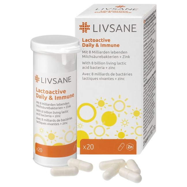 Livsane Lactoactive Daily & Immune Ds 20 Stk