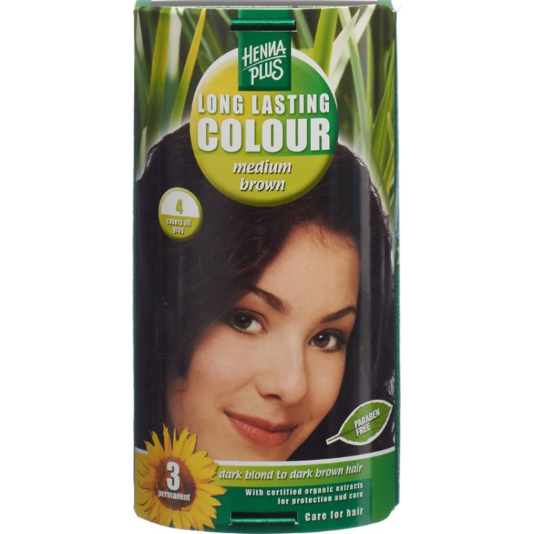 Henna Plus Long Lasting Colour medium brown 4