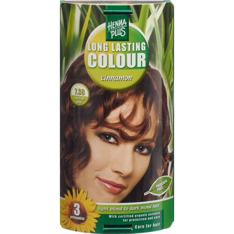 HENNA PLUS Long Last Color 7.38 دارچینی