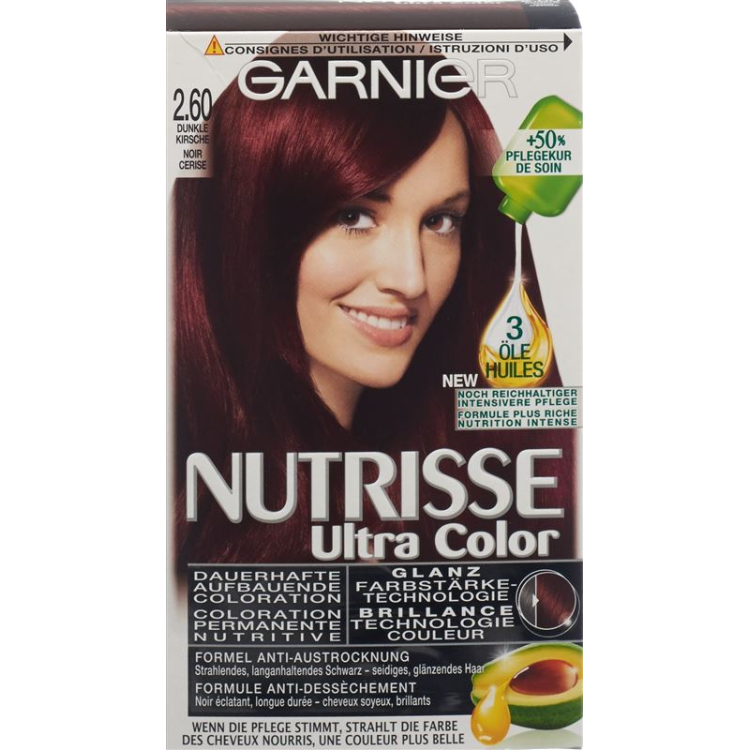 Nutrisse Ultra Color 2.60 fekete cseresznye