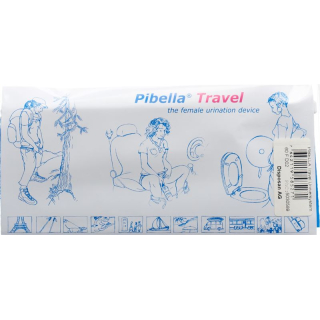 Pibella Travel urination system women pink