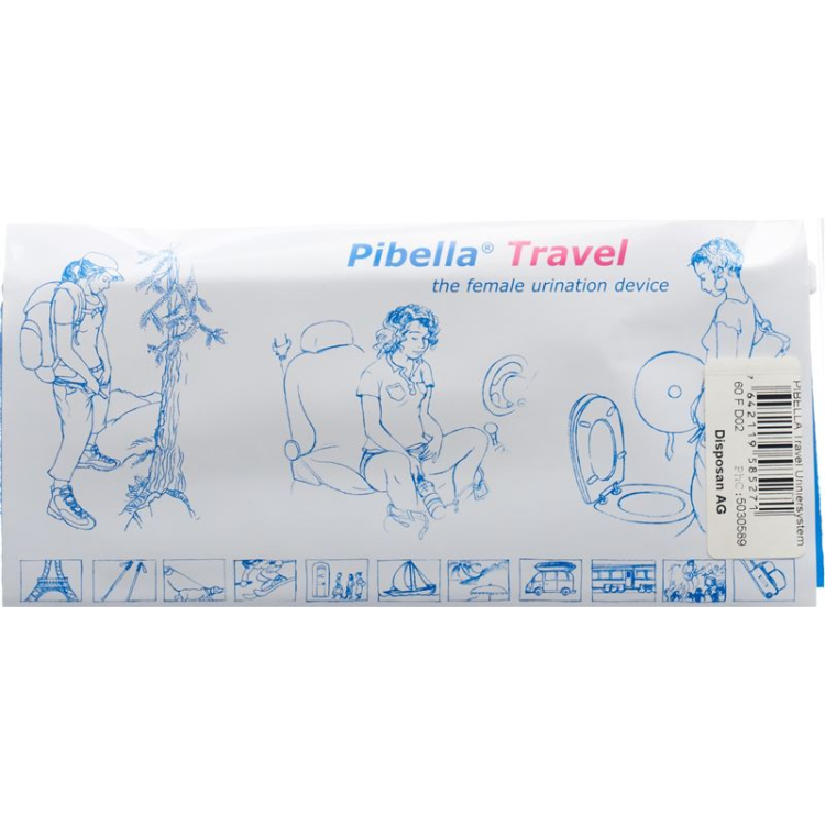 Pibella Travel Uriniersystem Frauen Pink