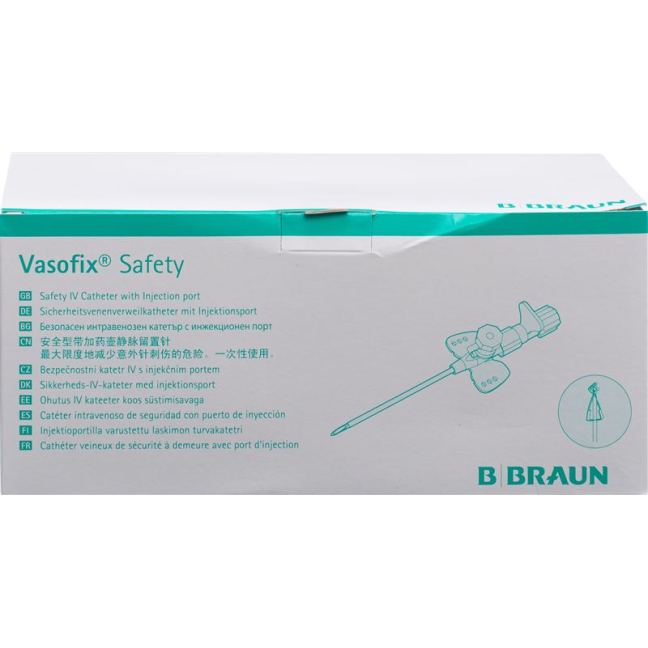 Vasofix Safety Pur IV 캐뉼라 18G 1.3x45mm 녹색 50개