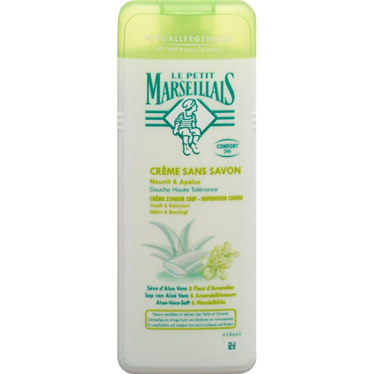 Le Petit Marseillais dusjkrem hypoallergen Aloe Vera & Man