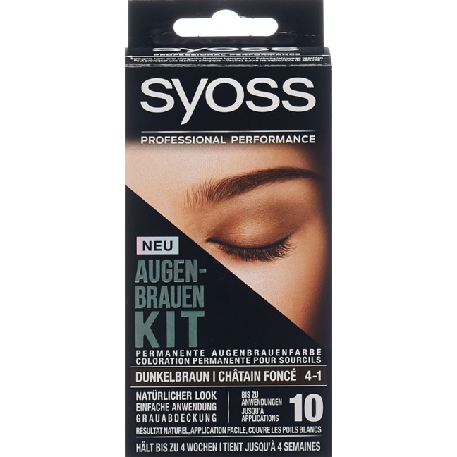 Syoss Eyebrow Kit dark brown 10 ml