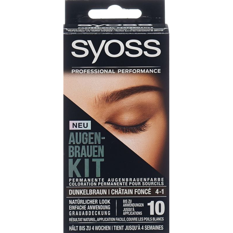 Syoss Eyebrow Kit dark brown 10 ml