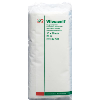 Vliwazell absorbent compress 10x20cm 25 pcs