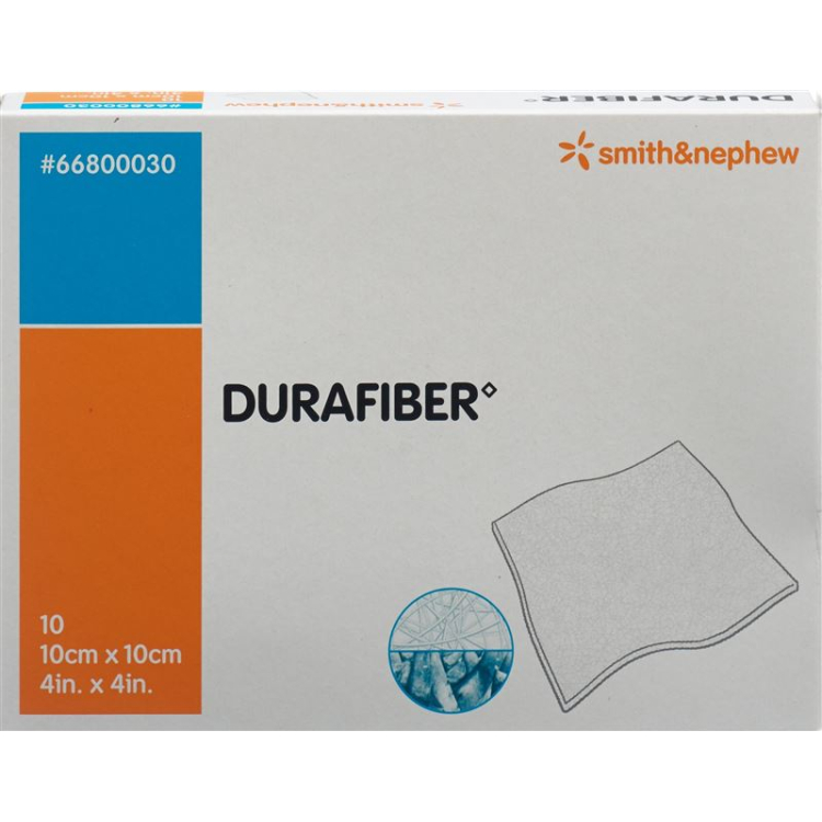 Durafiber wound dressing 10x10cm sterile 10 pcs