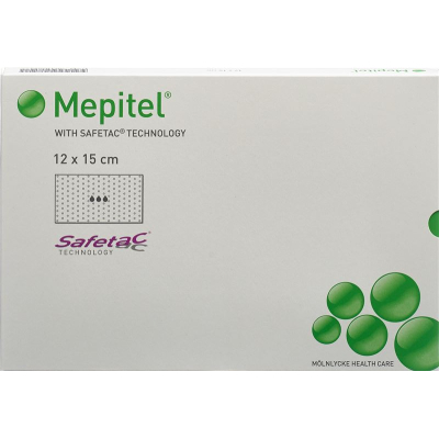 MEPITEL wound dressing 12x15cm silicone