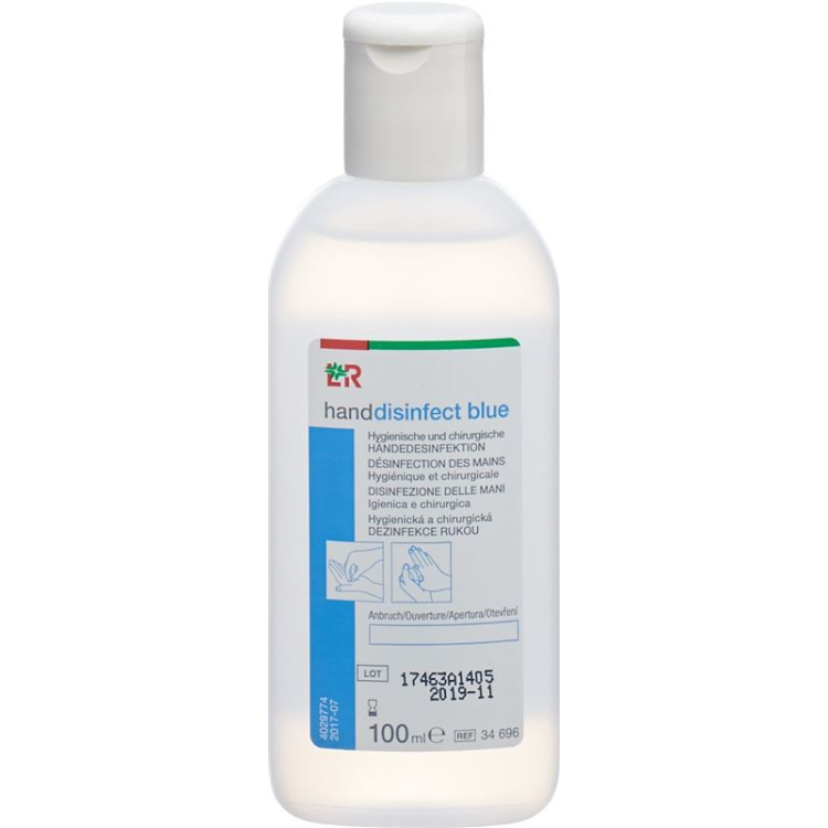 L & R handdisinfect blue Fl 100 ml