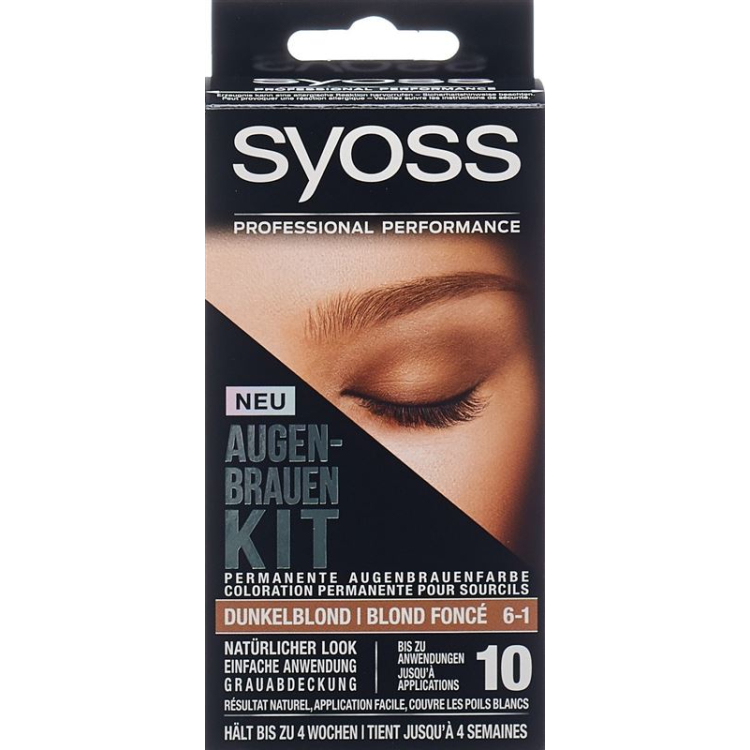 Syoss Augenbrauen-Kit dunkelblond 10 ml