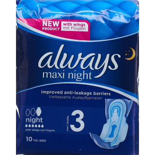 ALWAYS Maxi Pad Night with wings