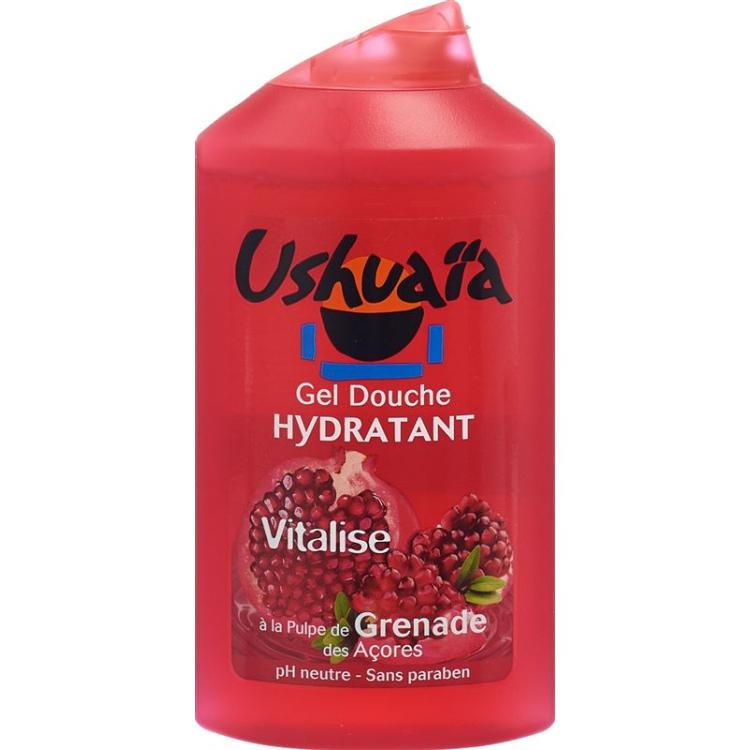 Ushuaia gel de ducha con pulpa de granada 250 ml