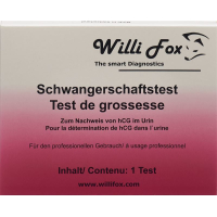 Teste de gravidez Willi Fox urina 100 unidades