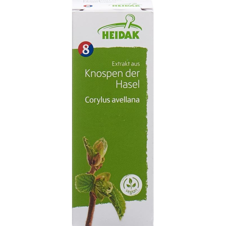 HEIDAK Knospe Hasel Corylus avellana Glyc Maz Fl 250ml