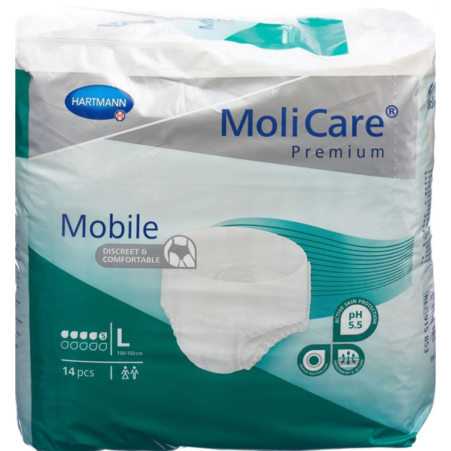 MoliCare Mobile 5 L 14 pcs