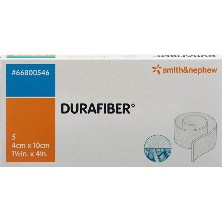 Durafiber վերքերի վիրակապ 4x10սմ ստերիլ 5 հատ