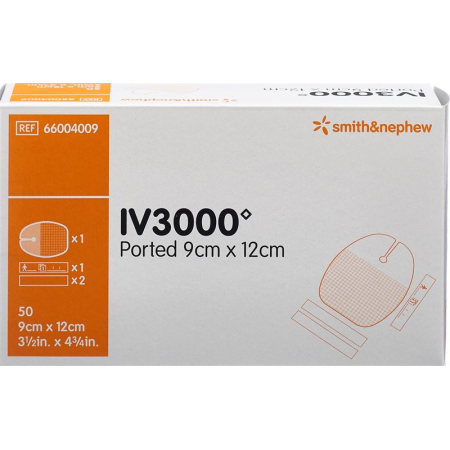 IV3000 kanyylikiinnitys 9x12cm 50 kpl