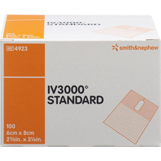 IV3000 kanyylikiinnitys 6x8cm aukko 100 kpl