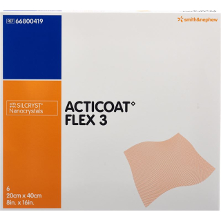 Acticoat Flex 3 шархны боолт 20х40см 6 ширхэг