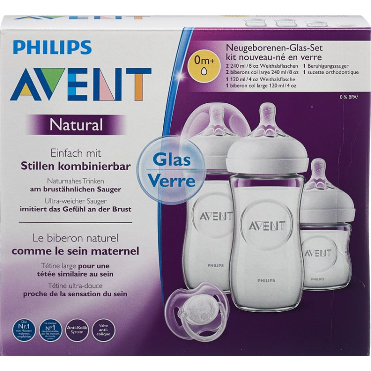 Avent Philips Naturnah glass neonatal Set