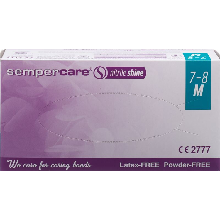 SEMPERCARE Nitril Shine M нестерильний унгепуд