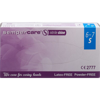 Sempercare Nitril Shine S стерильденбеген 200 Stk