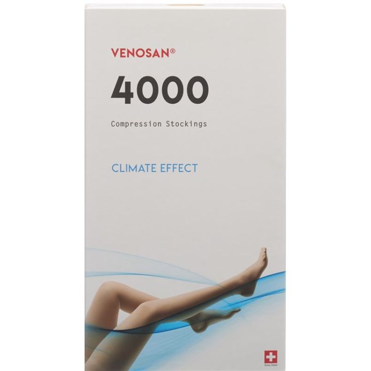 Venosan 4002 A-GHS KKL2 XL ארוך סגור שחור 1 זוג