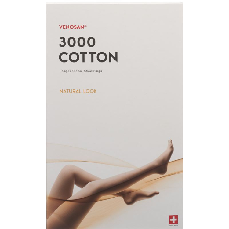 VENOSAN 3002 A-GH KKL2 L шорт оф бежевий 1 пара