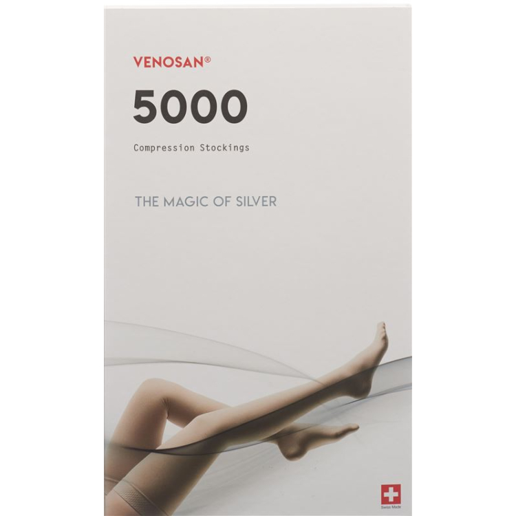 VENOSAN 5001 A-T KKL1 L uzun kesim siyah 1 çift