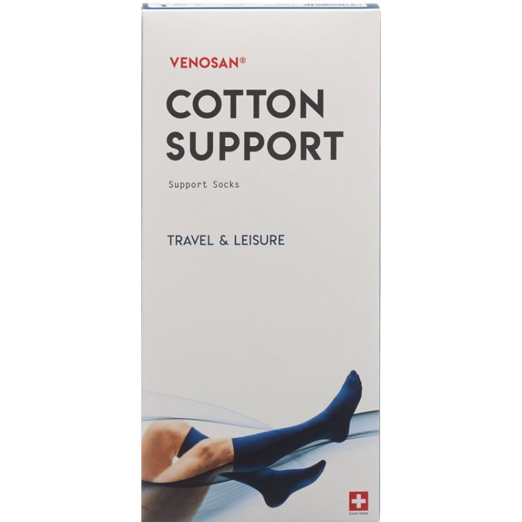 Venosan COTTON SUPPORT Sokken A-D M navy 1 paar