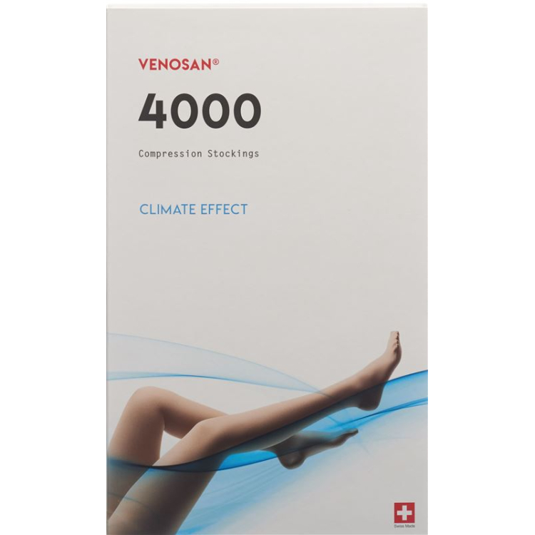 VENOSAN 4002 A-TU KKL2 M short cut črna 1 par