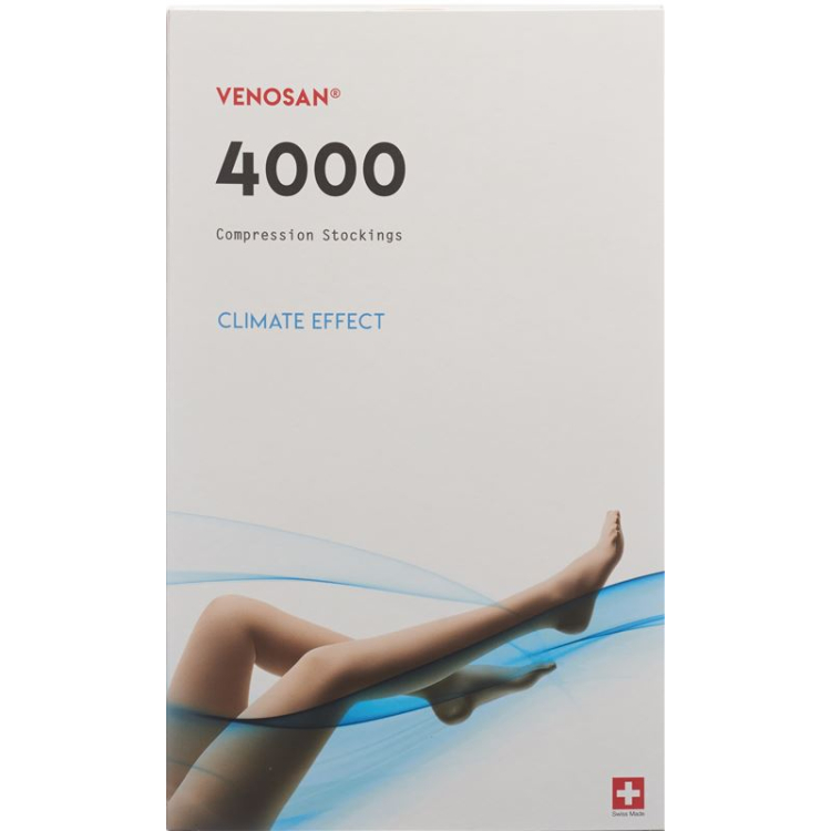 Venosan 4002 A-TU Materna KKL2 XL lang lukket sort 1 par