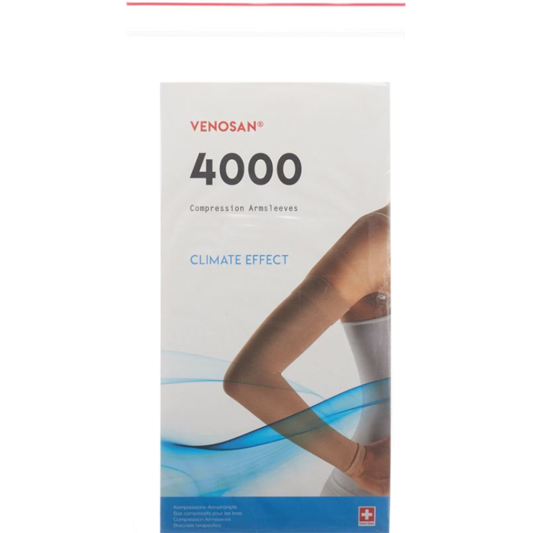 Venosan 4000 CG armsleeve CCL2 M black without manual approach