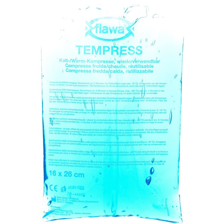 Tempress cold hot compress 16x26cm 10 pcs