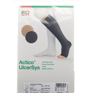 Actico UlcerSys stockings L standard sand 3 pcs
