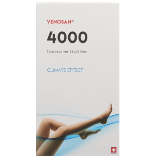 Venosan 4001 A-DH KKL1 XL długie zamknięte maroko 1 para