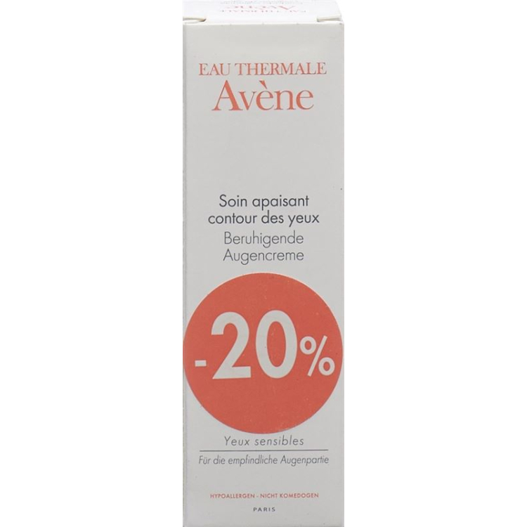 Avene soothing eye cream -20% 10 ml