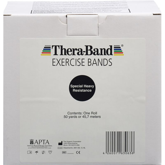 Thera-Band 45mx12,7cm svart ekstra sterk
